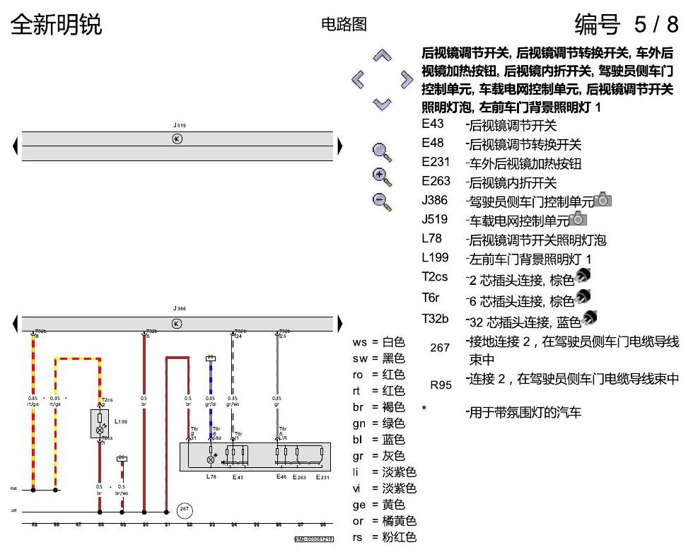 斯柯达明锐 MQB 舒适便捷系统 电路图