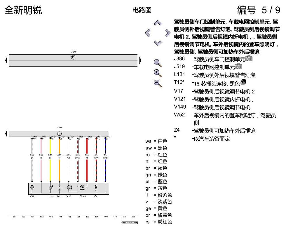 斯柯达明锐 MQB 舒适便捷系统 电路图