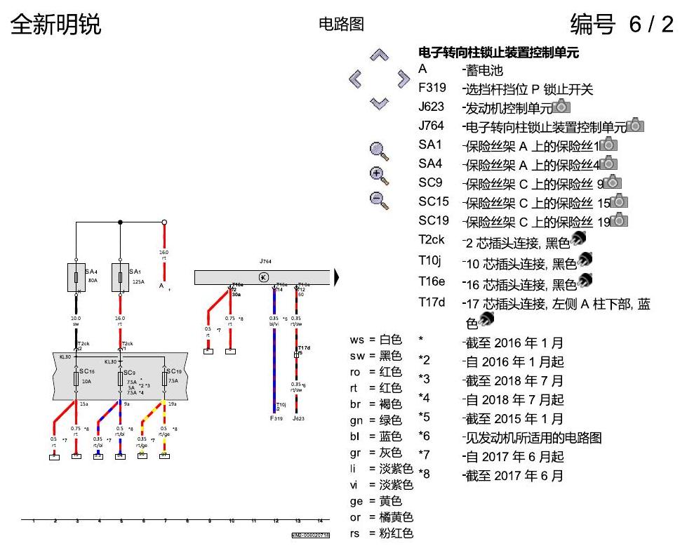 斯柯达明锐 MQB 进入及启动许可 电路图