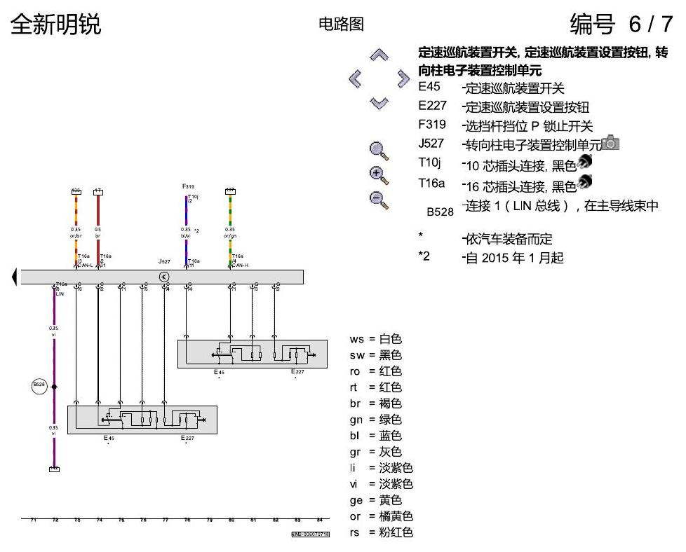 斯柯达明锐 MQB 进入及启动许可 电路图