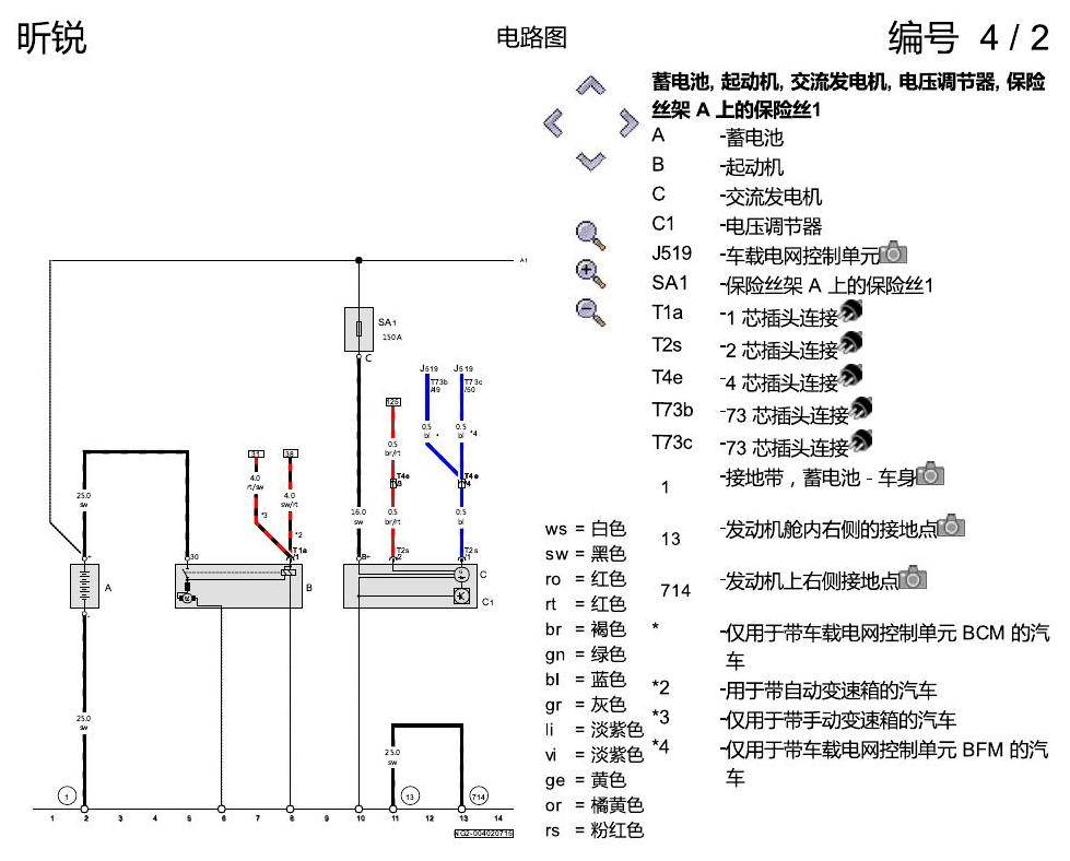 斯柯达昕锐 1.6 升汽油发动机 , CPD,CPDA 电路图