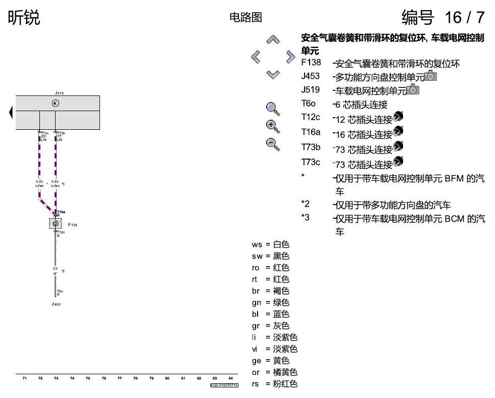 斯柯达昕锐 CAN 和 LIN 总线联网、驱动 CAN、诊断 CAN、组合仪表 CAN、舒适 CAN 电路图