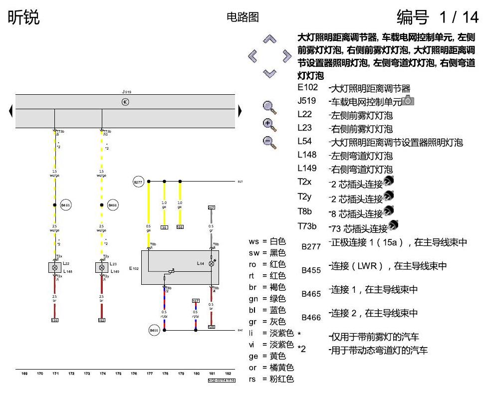 斯柯达昕锐 基本装备 电路图