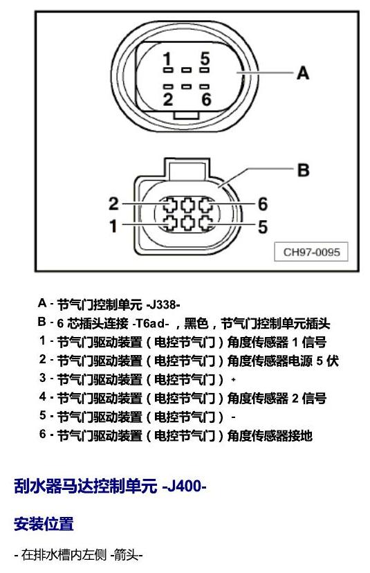 斯柯达昕锐 发动机舱内的控制器 电路图