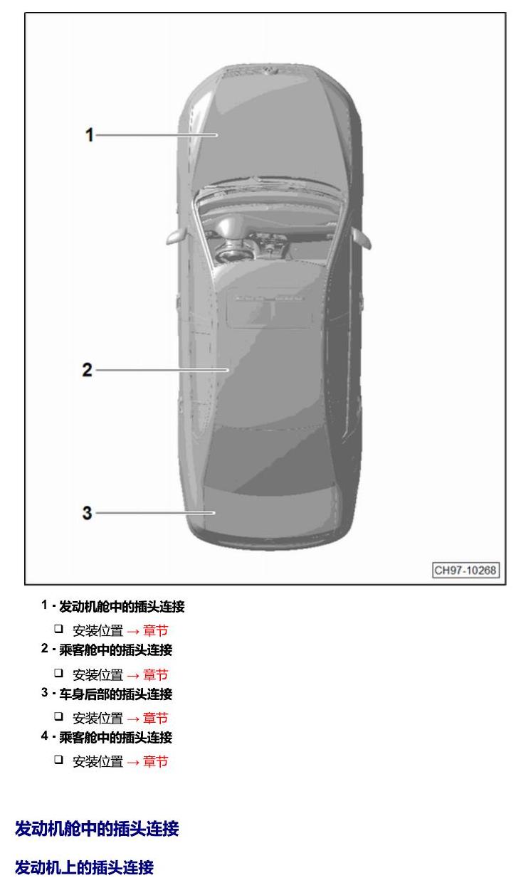 斯柯达昕锐 插头 电路图