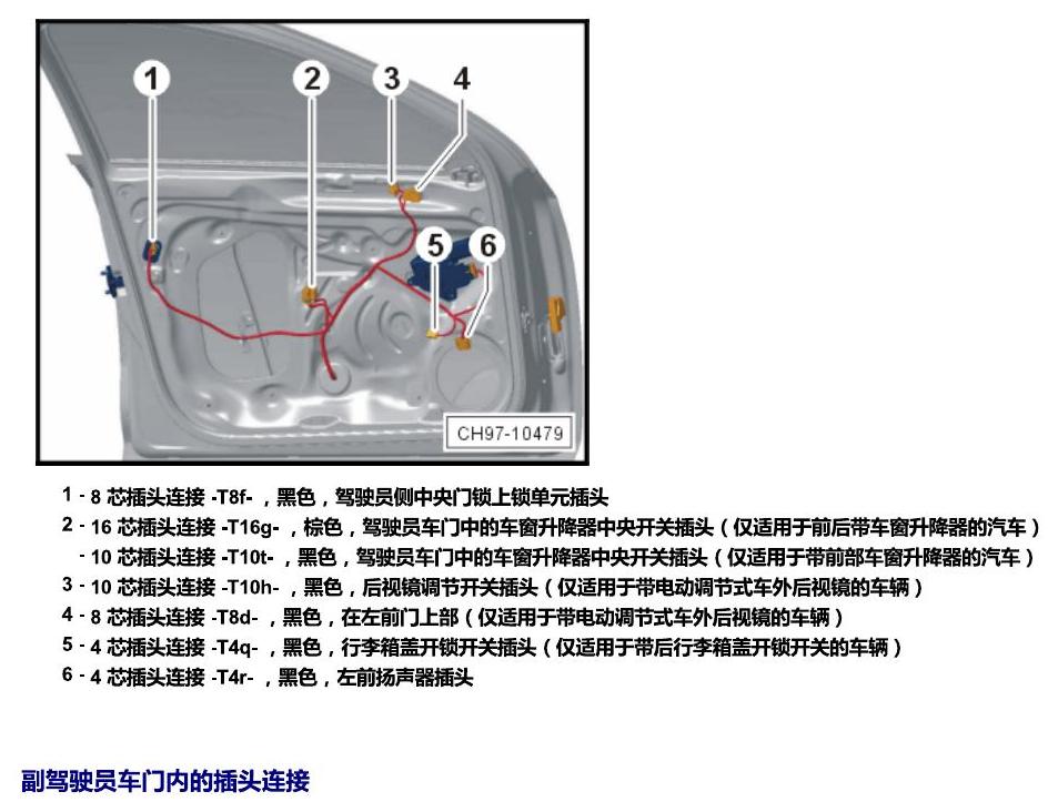 斯柯达昕锐 插头 电路图