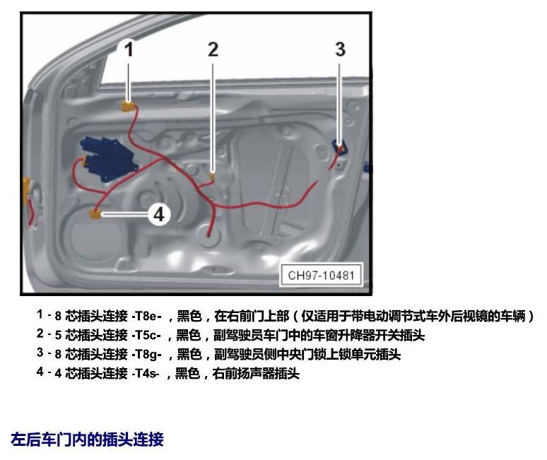 斯柯达昕锐 插头 电路图