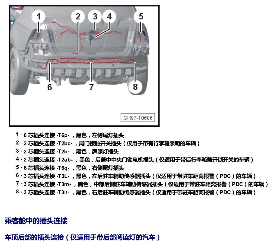 斯柯达昕锐 插头 电路图