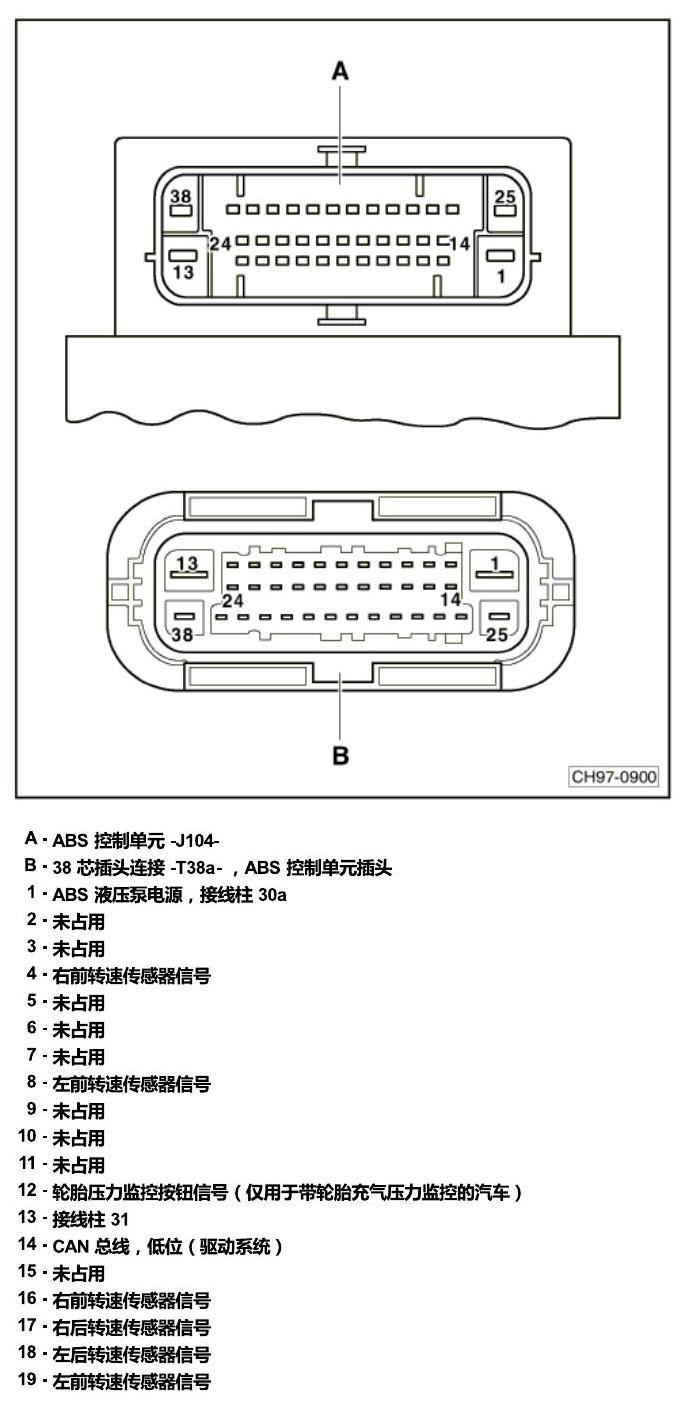 斯柯达晶锐 16后 安装位置 发动机舱内的控制器 电路图