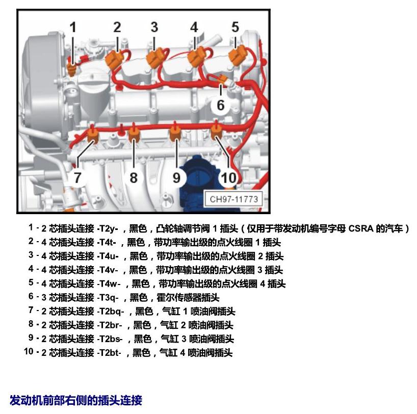 斯柯达晶锐 16后 安装位置 插头 电路图