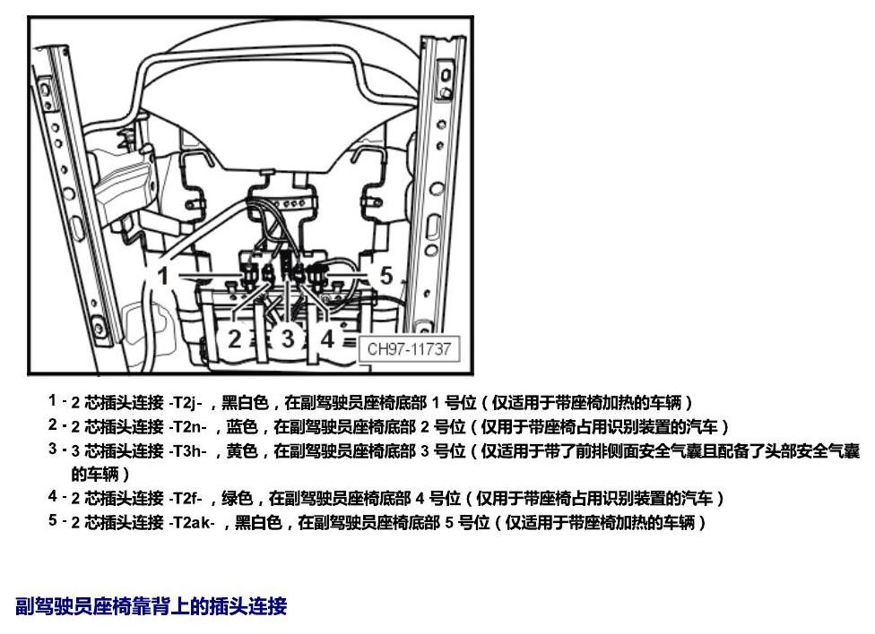 斯柯达晶锐 16后 安装位置 插头 电路图