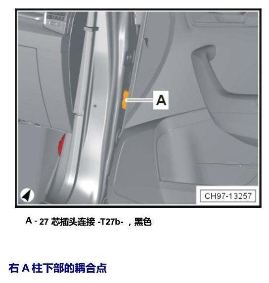 斯柯达柯珞克 耦合点 电路图