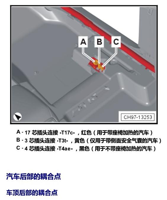 斯柯达柯珞克 耦合点 电路图