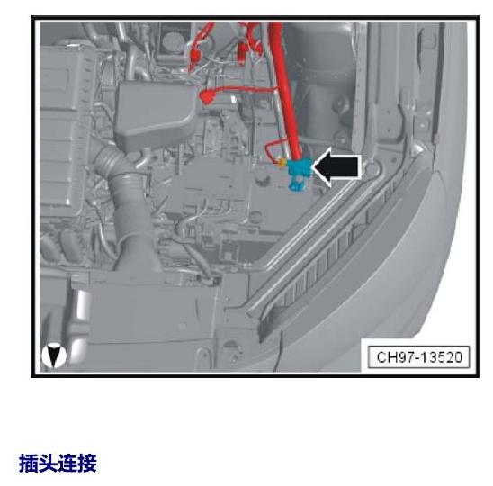 斯柯达柯米克 汽车前部的控制单元 电路图