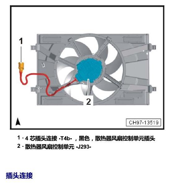 斯柯达柯米克 汽车前部的控制单元 电路图