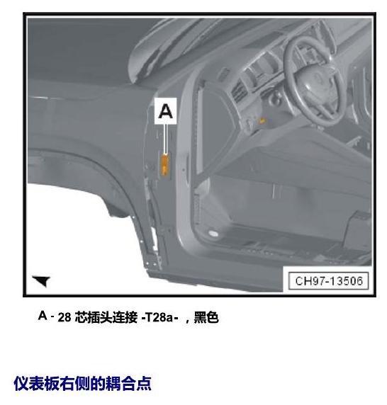 斯柯达柯米克 耦合点 电路图
