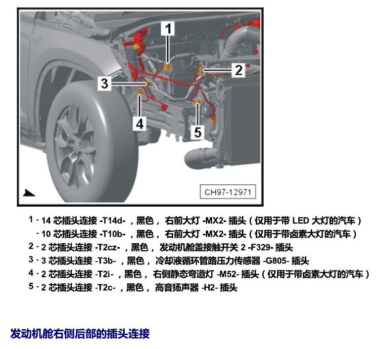 斯柯达科迪亚克 插头 电路图