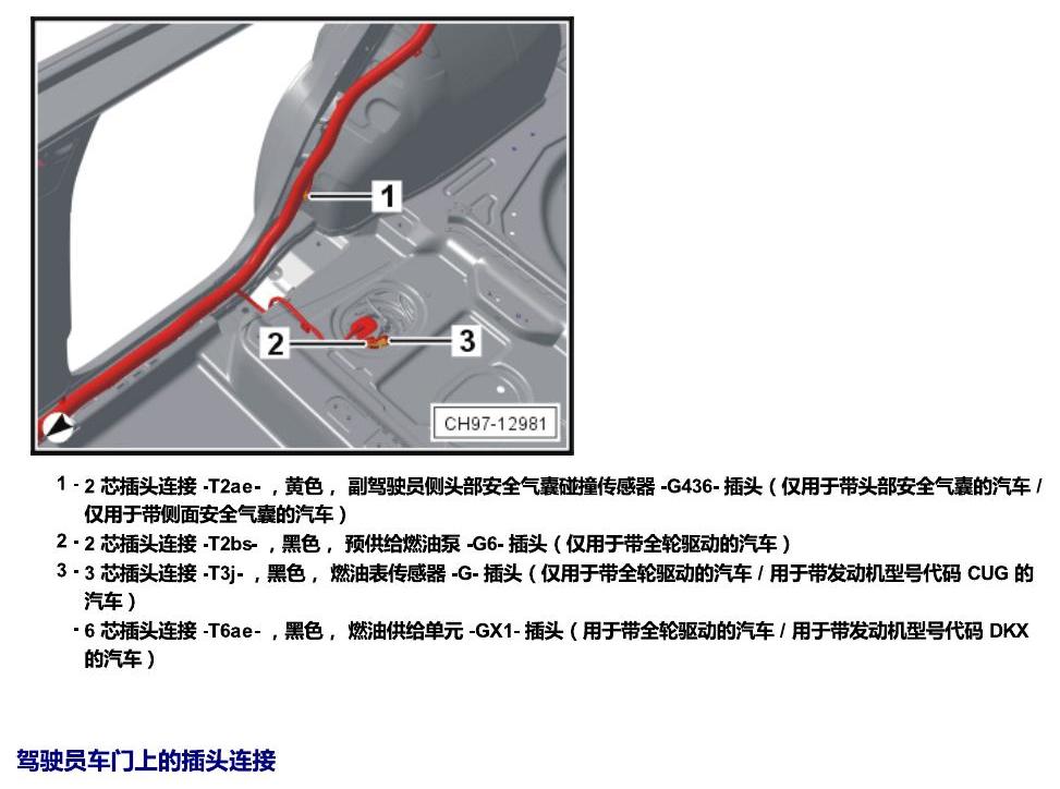 斯柯达科迪亚克 插头 电路图