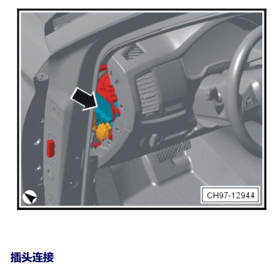 斯柯达科迪亚克 汽车中部的控制单元 电路图