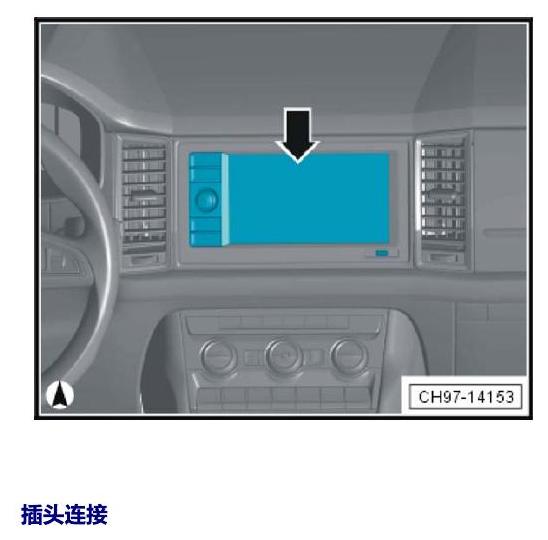 斯柯达科迪亚克 汽车中部的控制单元 电路图