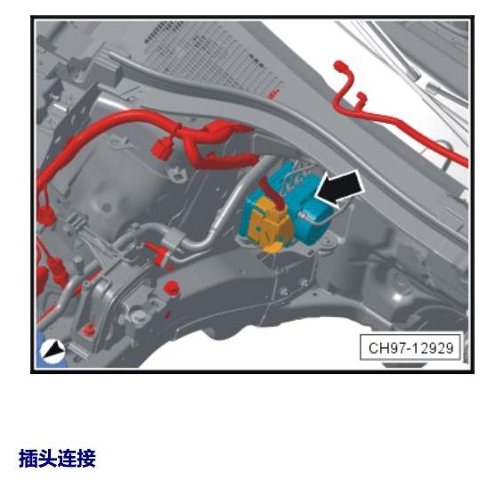 斯柯达科迪亚克 汽车前部的控制单元 电路图