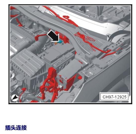 斯柯达科迪亚克 汽车前部的控制单元 电路图