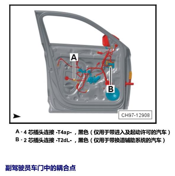 斯柯达科迪亚克 耦合点 电路图