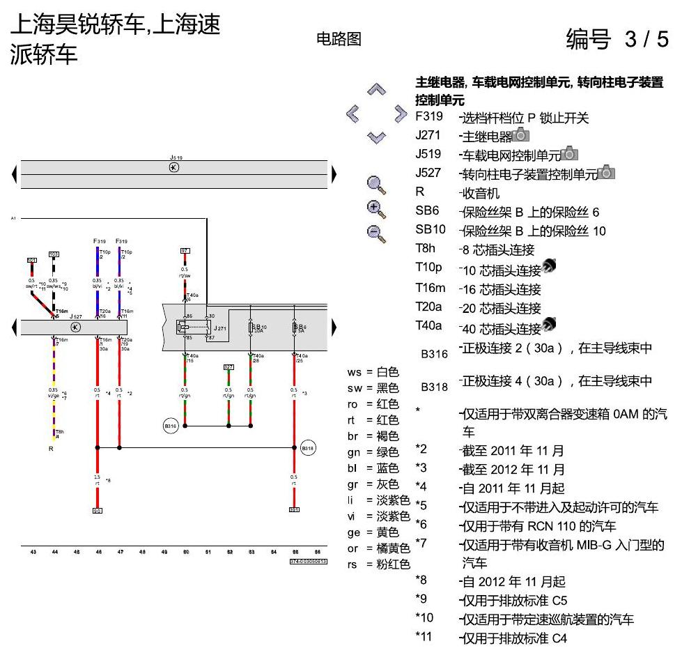 斯柯达速派 1.4 升汽油发动机 , CFBA 电路图