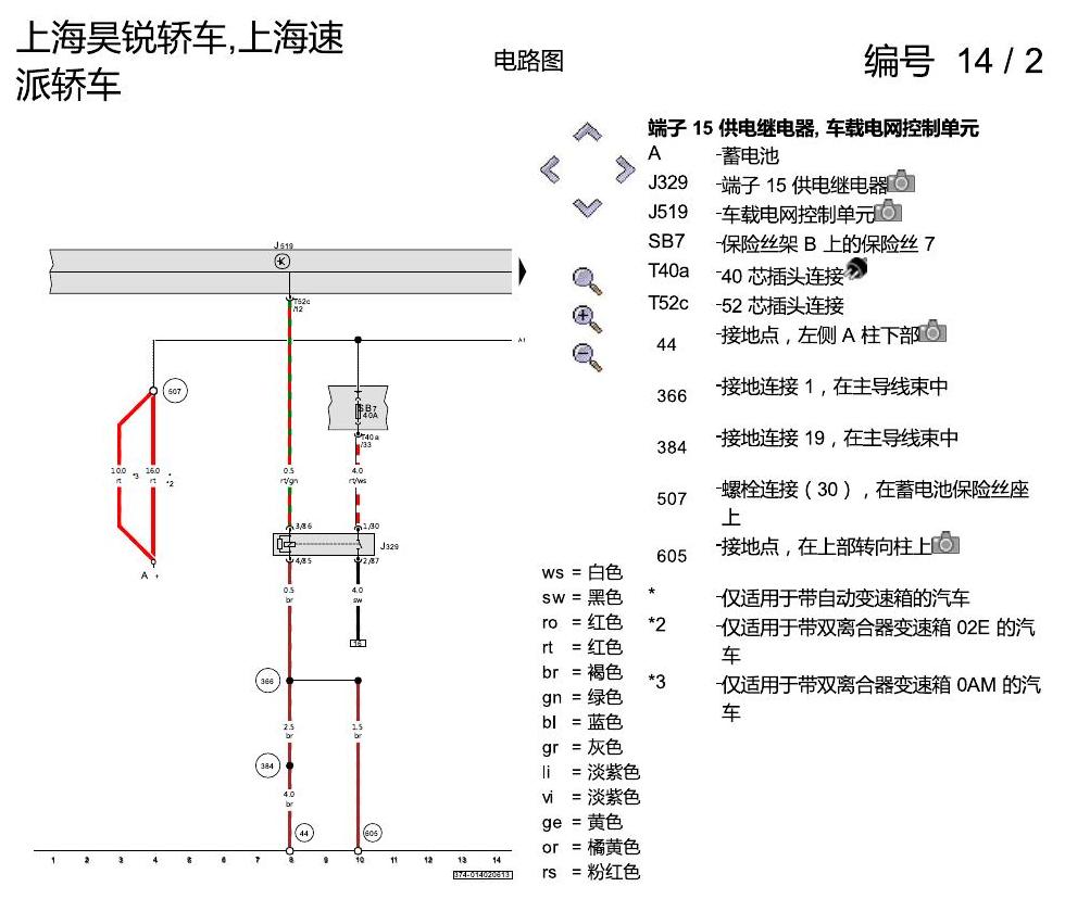 斯柯达速派 Climatronic 自动空调 电路图