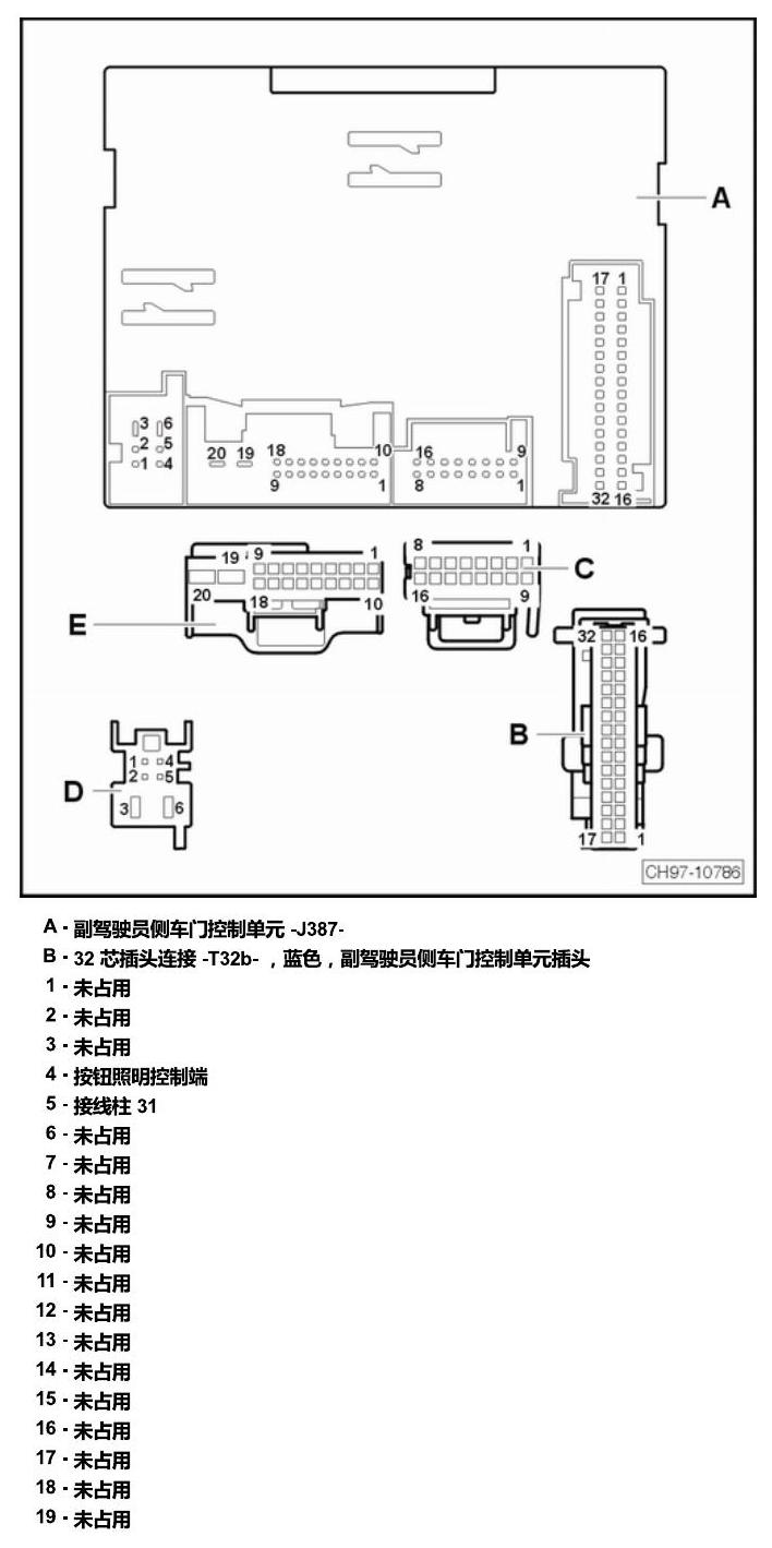 斯柯达速派 控制器 电路图