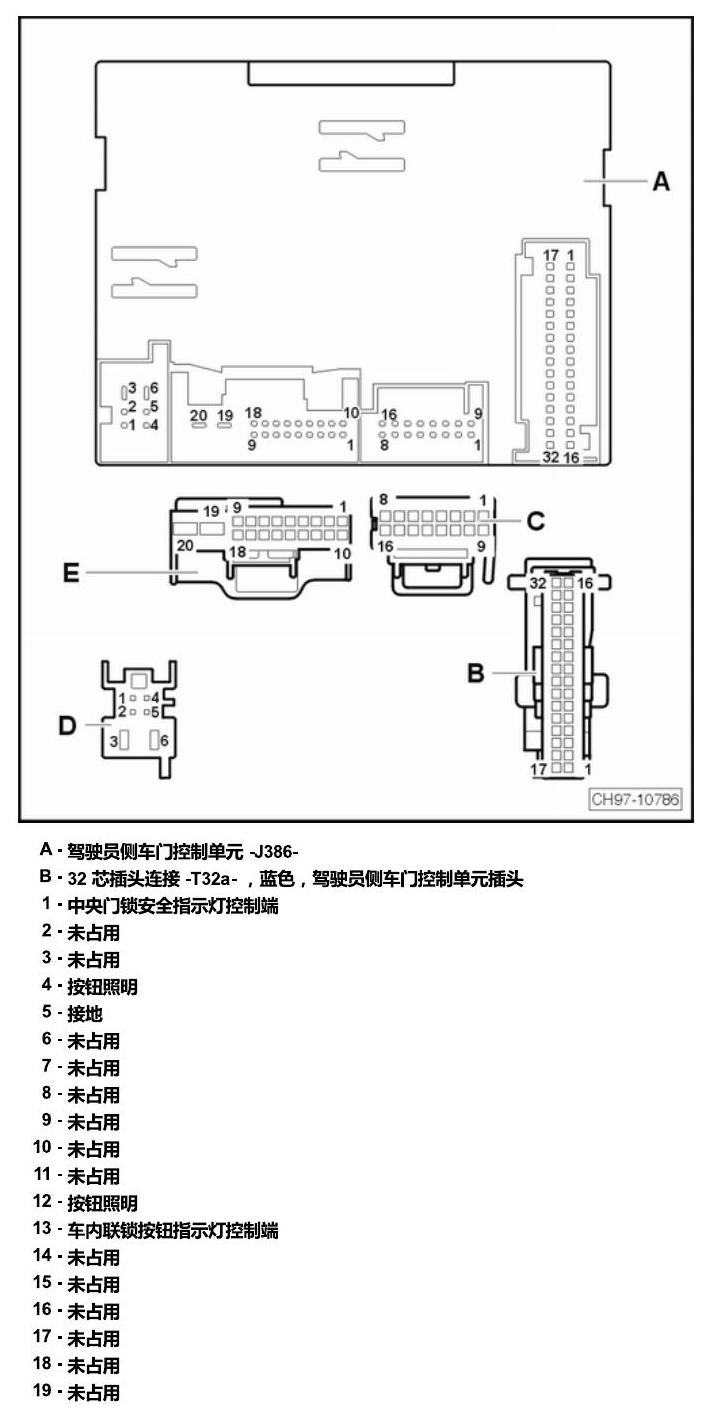 斯柯达速派 控制器 电路图