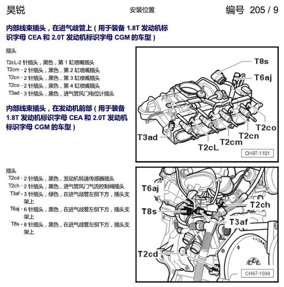 斯柯达速派 插头安装位置 电路图