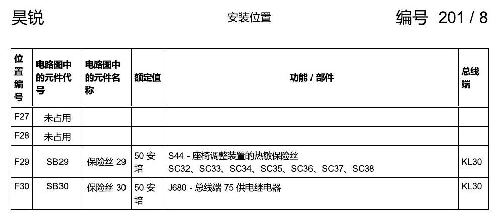 斯柯达速派 继电器 电路图