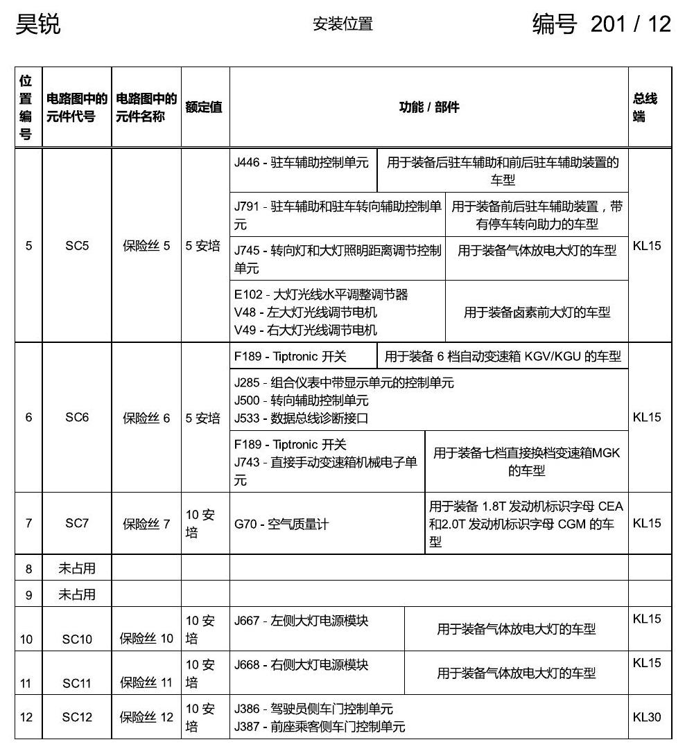 斯柯达速派 继电器 电路图