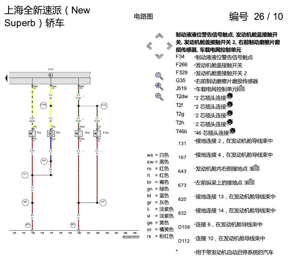 斯柯达速派 MQB 仪表 电路图