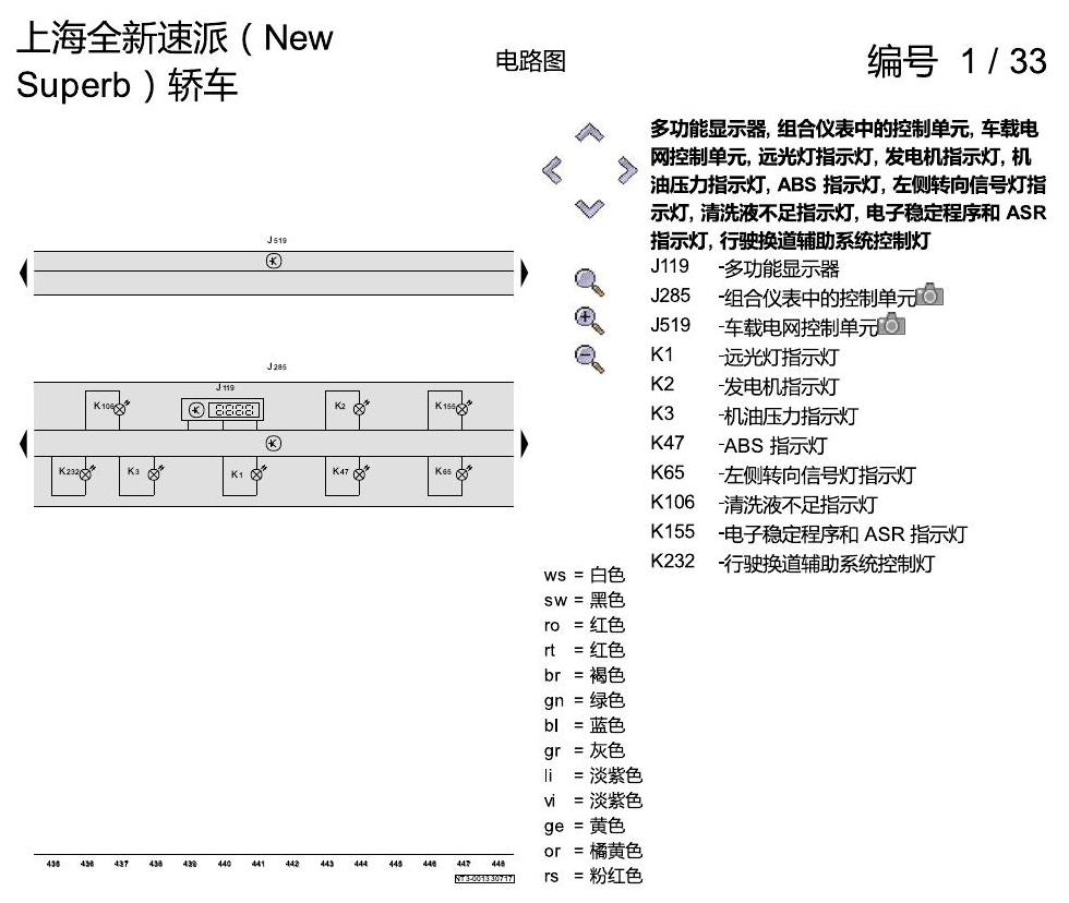 斯柯达速派 MQB 基本装备 电路图