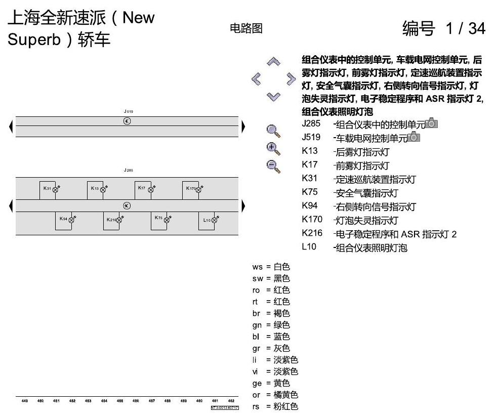 斯柯达速派 MQB 基本装备 电路图