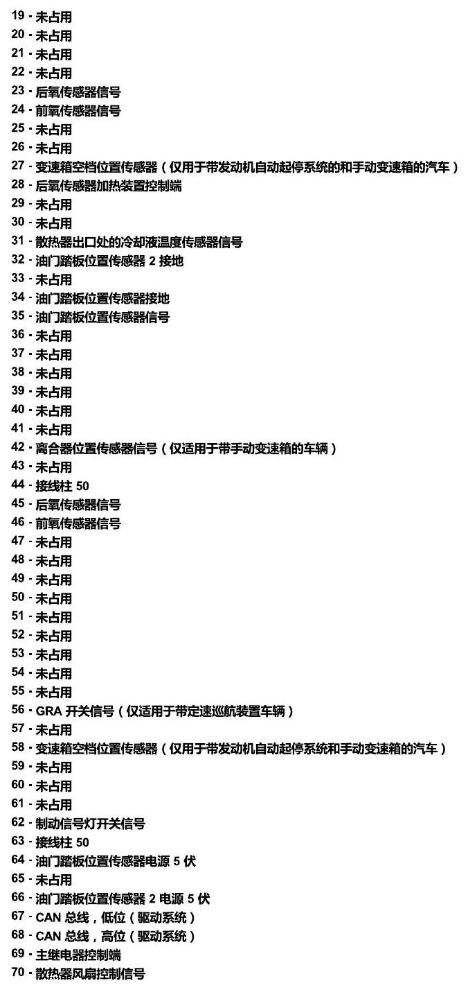 斯柯达速派 MQB 安装位置 发动机舱内控制器 电路图