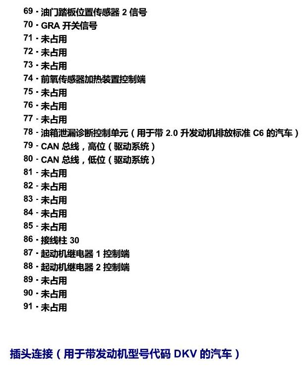 斯柯达速派 MQB 安装位置 发动机舱内控制器 电路图