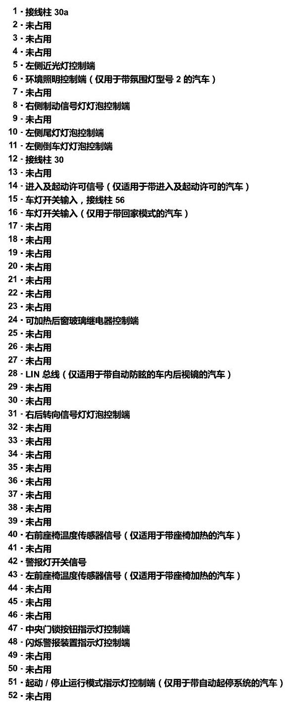 斯柯达速派 MQB 安装位置 车内空间的控制器 电路图
