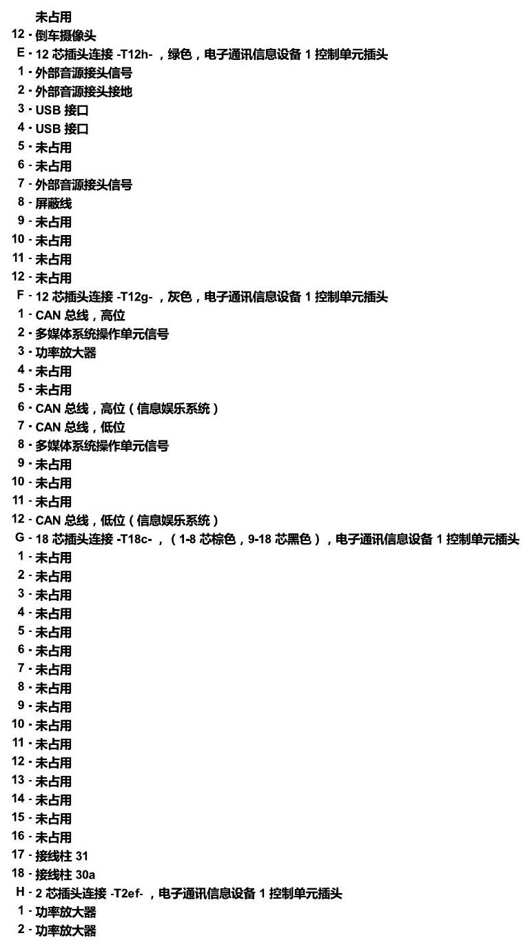 斯柯达速派 MQB 安装位置 车内空间的控制器 电路图