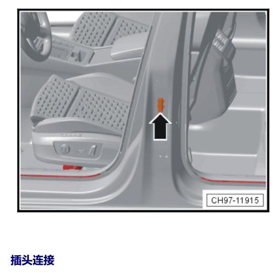斯柯达速派 MQB 安装位置 车内空间的控制器 电路图