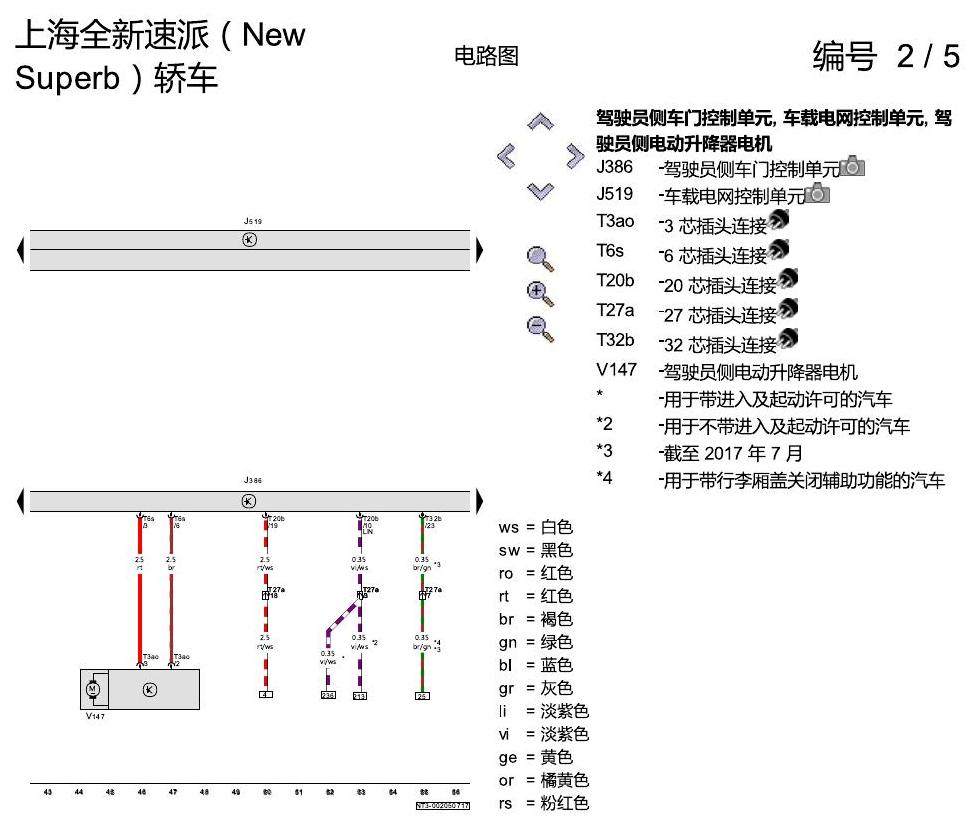 斯柯达速派 MQB 舒适便捷系统 电路图