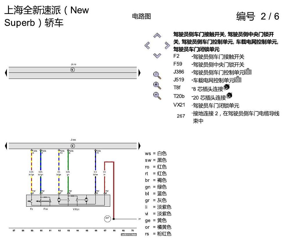 斯柯达速派 MQB 舒适便捷系统 电路图