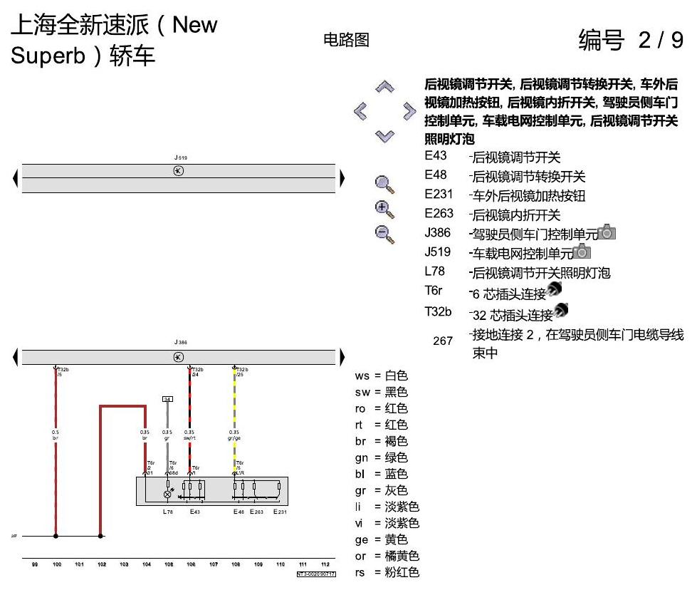 斯柯达速派 MQB 舒适便捷系统 电路图