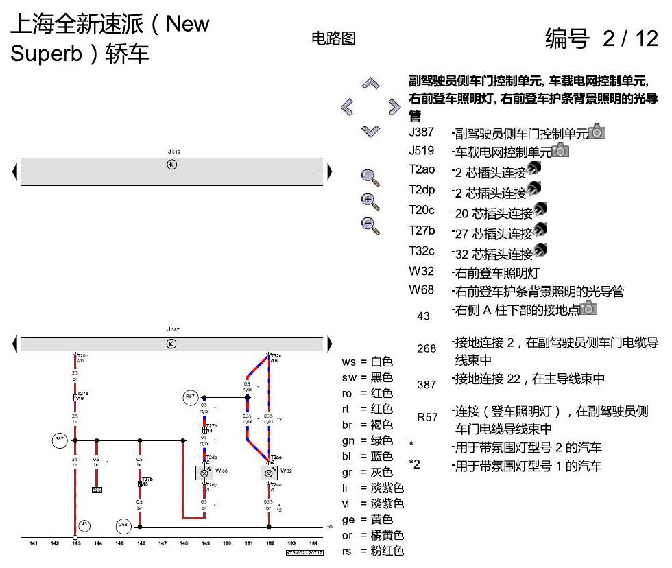 斯柯达速派 MQB 舒适便捷系统 电路图