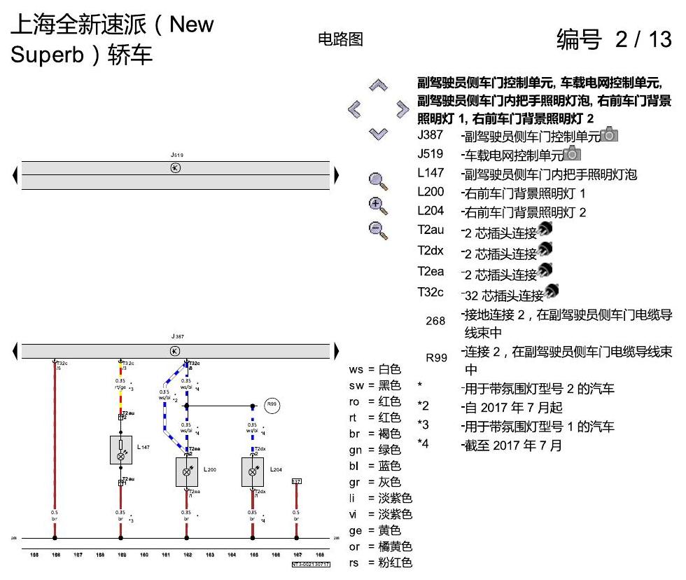 斯柯达速派 MQB 舒适便捷系统 电路图