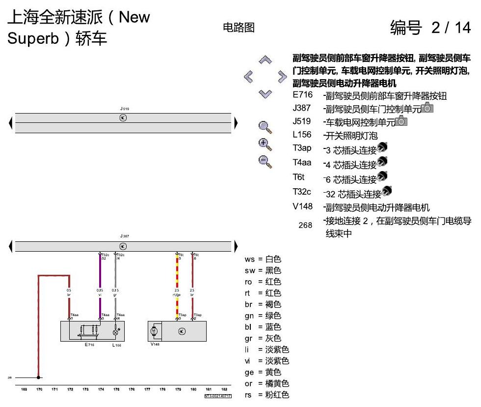 斯柯达速派 MQB 舒适便捷系统 电路图