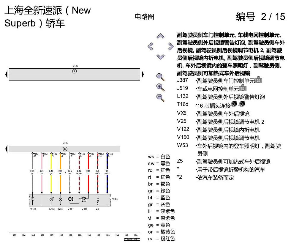 斯柯达速派 MQB 舒适便捷系统 电路图