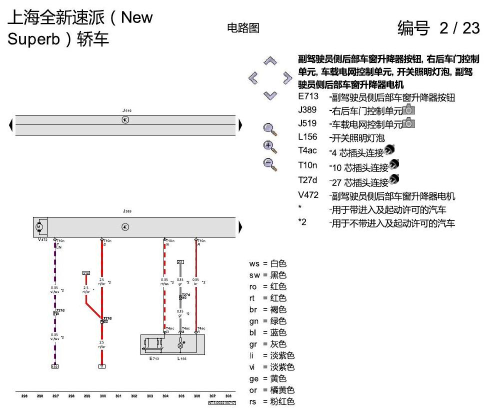 斯柯达速派 MQB 舒适便捷系统 电路图